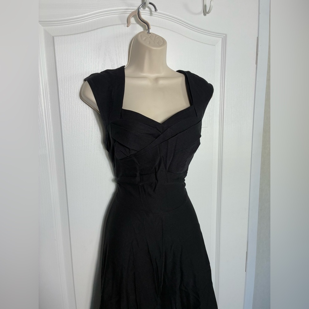 MUXXN Women's 1950s Capshoulder Vintage Wedding Retro Swing Dress NWT Size Large - Picture 11 of 16